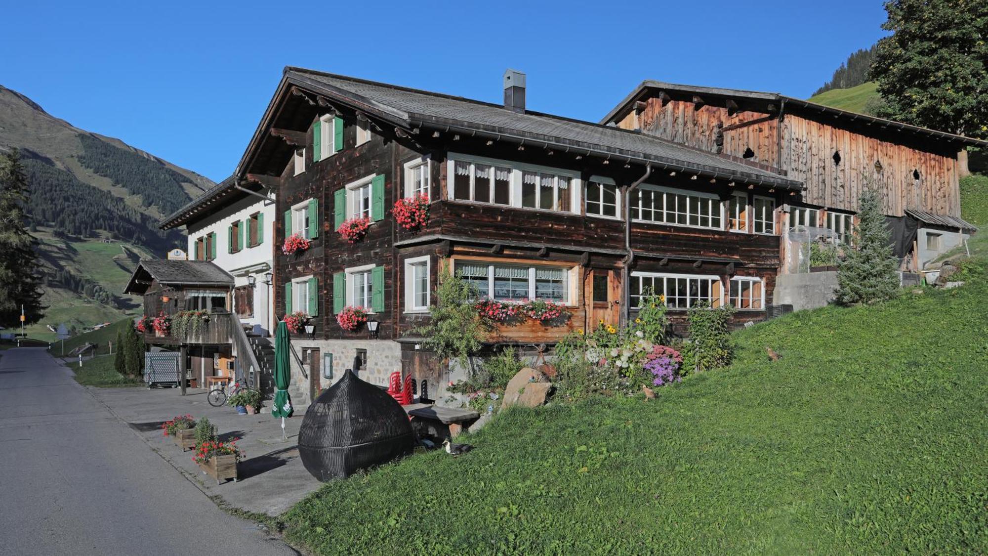 Gasthaus Bellawiese St. Antönien Exterior foto